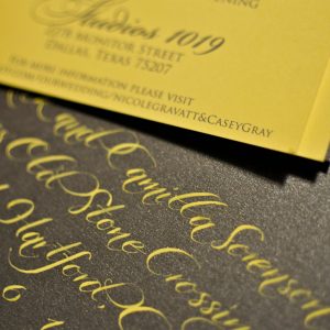 yellow grey wedding