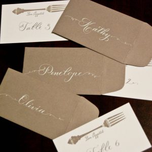 food themed wedding stationery