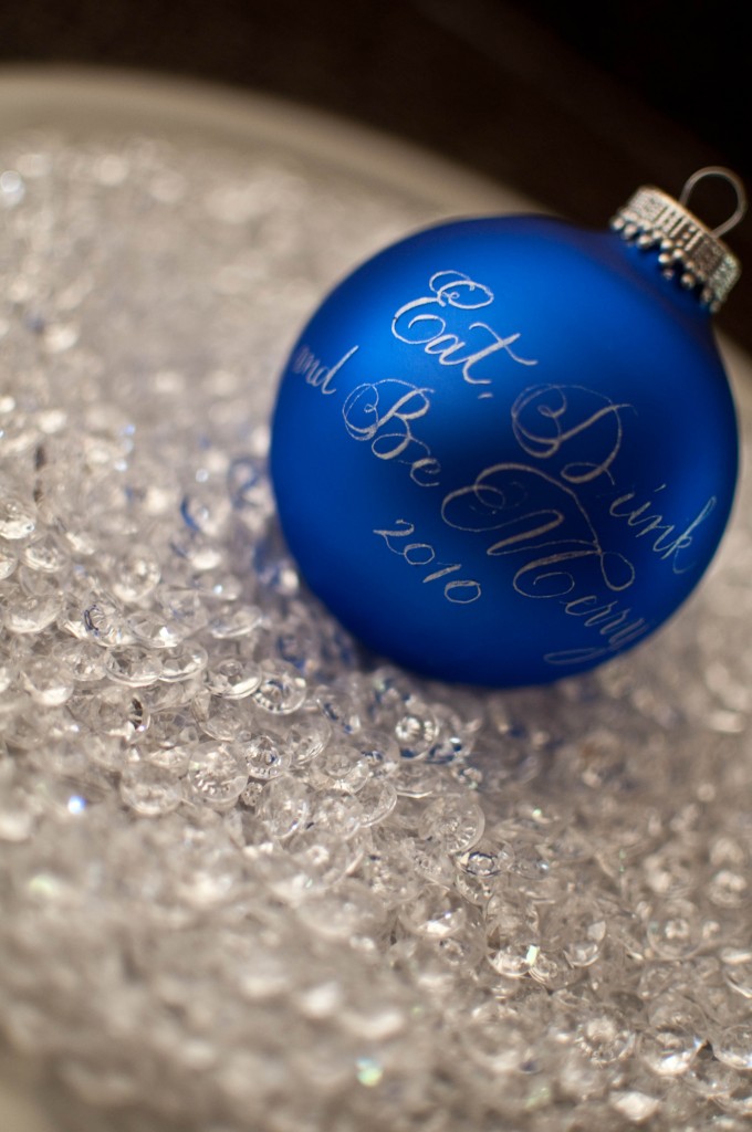 Personalized Calligraphy ornament