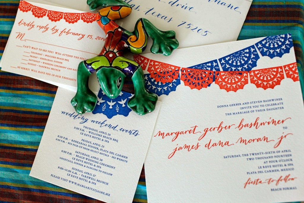 modern calligraphy destination wedding invitations letterpress