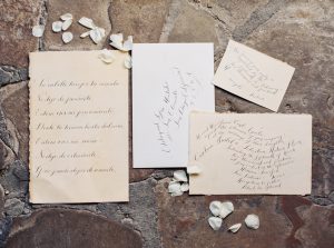 Wedding Calligrapher | The Left Handed Calligrapher