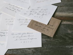 Dallas wedding Calligrapher | The Left Handed Calligrapher