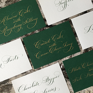 Dallas Wedding Calligrapher | The Left Handed Calligrapher