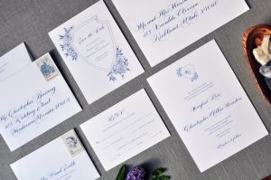 wedding calligraphy invitations