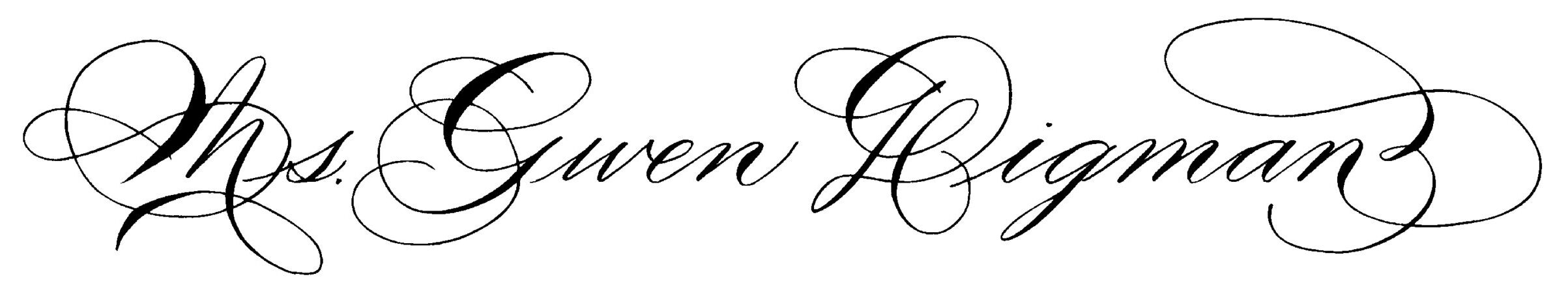 Wedding Calligraphy | The Left Handed Calligrapher