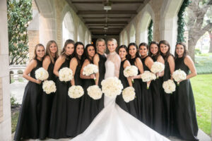 bride and maids